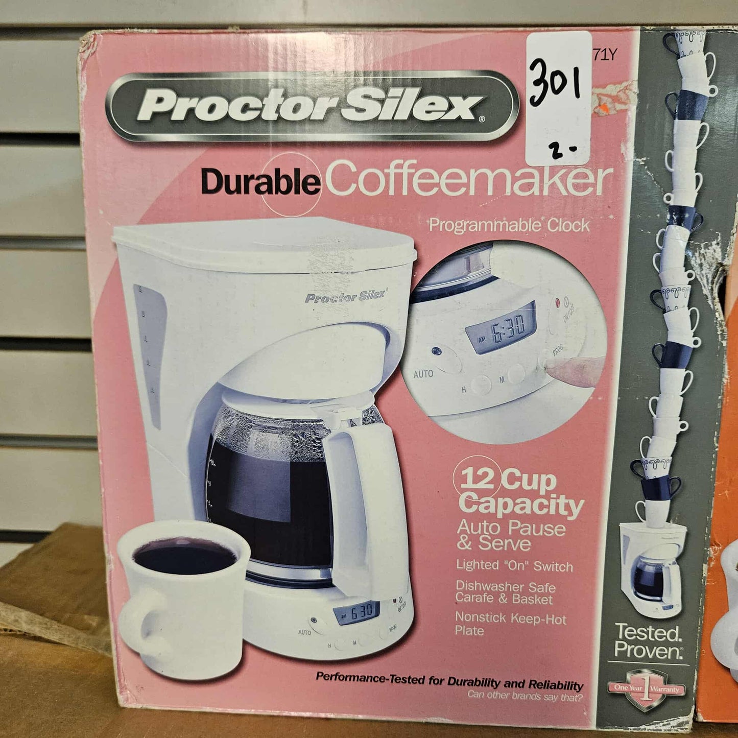Proctor Silex 43571Y 12 Cup Coffee Maker [OPEN-BOX]