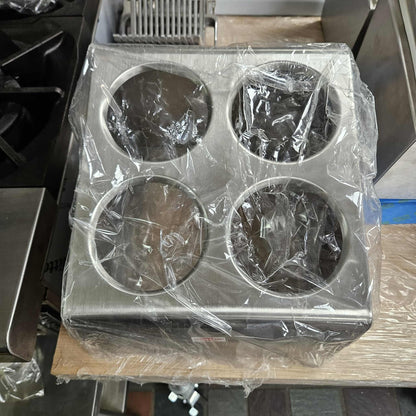Stainless Steel Four Hole Utensil Organizer