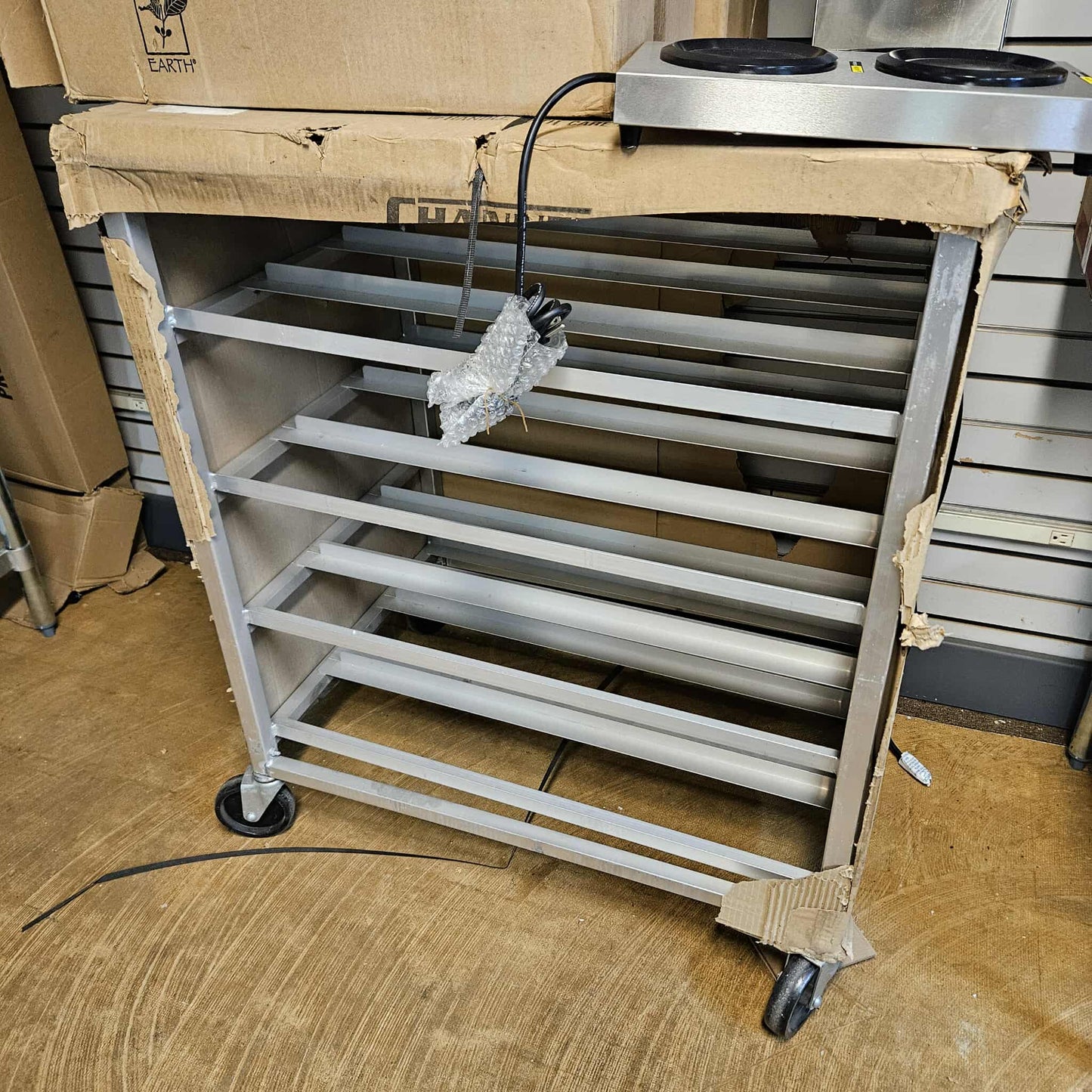 Channel CSR-4M Half Size Mobile Aluminum Can Rack for #10 Cans [OPEN-BOX]