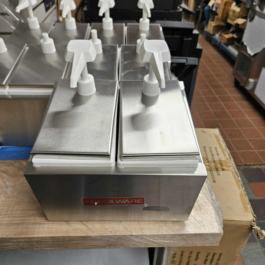 Cecilware Condiment Dispensers - 2 Tub