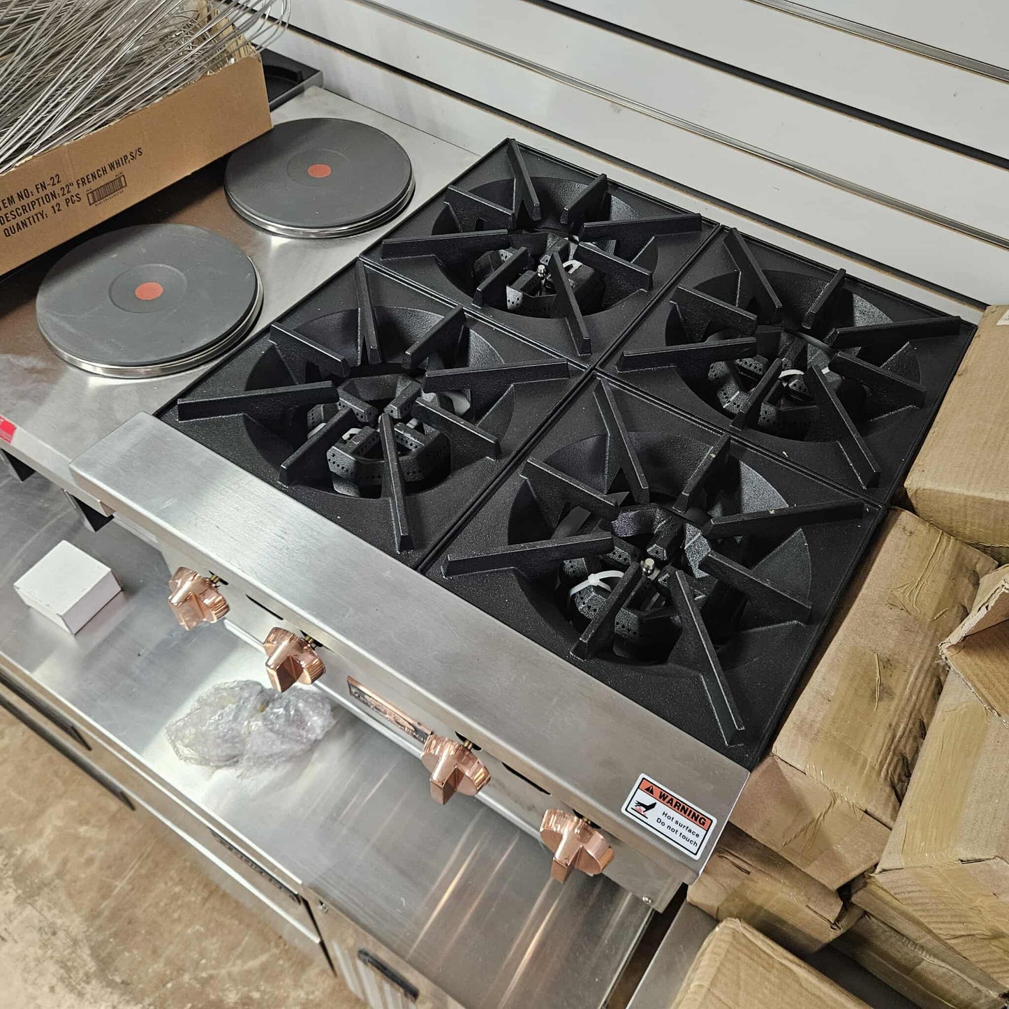 Copper Beech CBHP24-4 24" Gas Hotplate w/ 4 Open Burners [OPEN-BOX]
