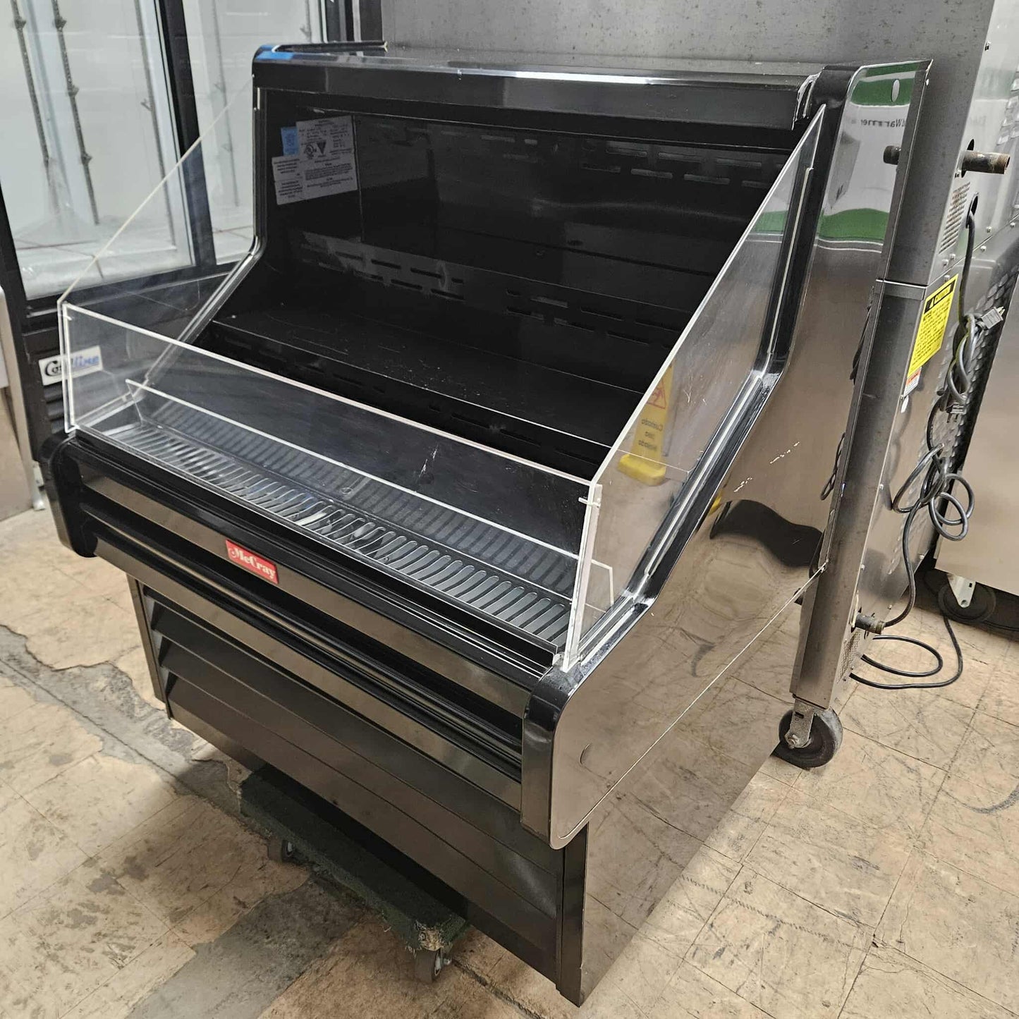 [USED] Howard-McCray SC-OS30E-3-B-LED 39" Horizontal Open Merchandiser Refrigerator