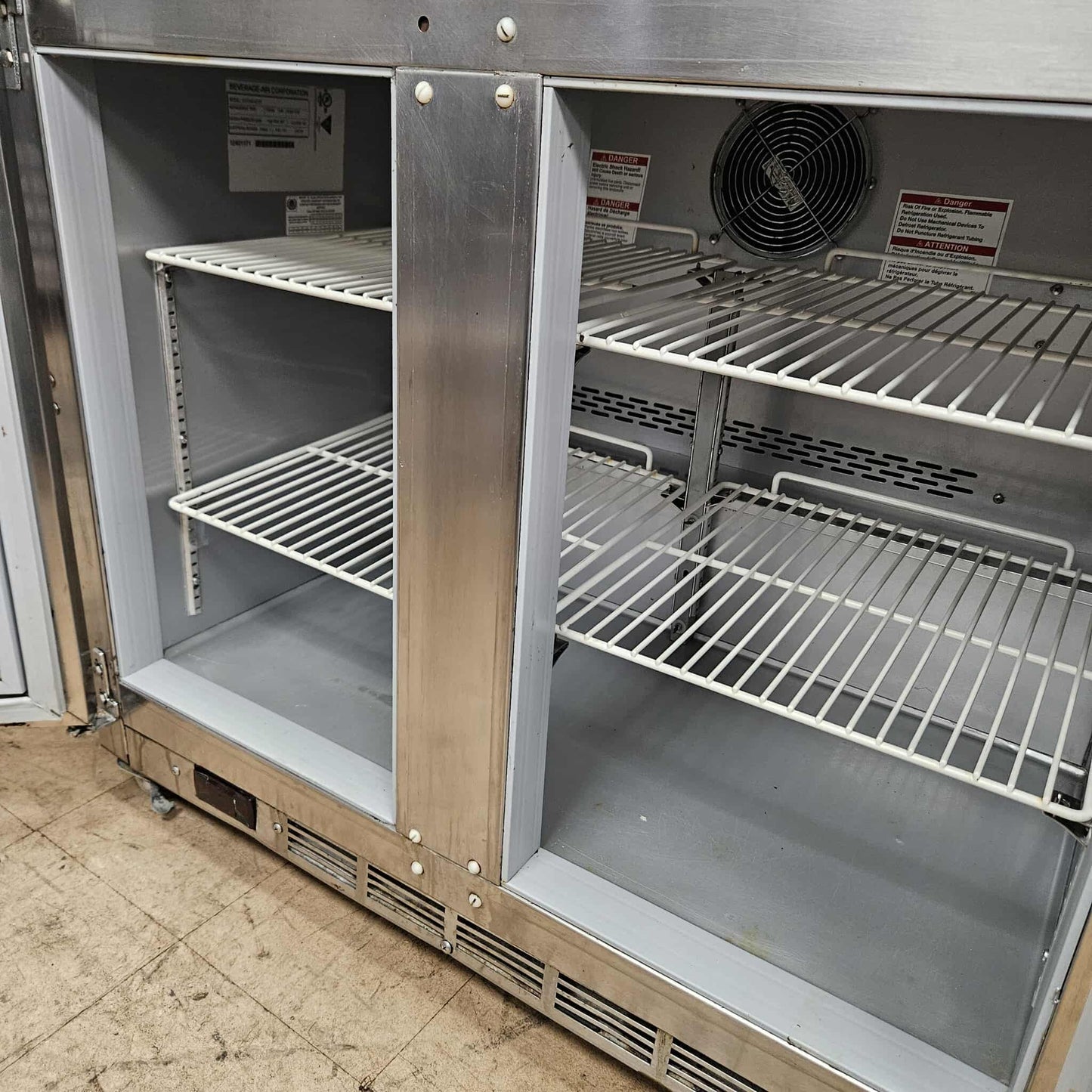 [USED] Beverage Air UCF36AHC-23 36" Low Profile Undercounter Freezer