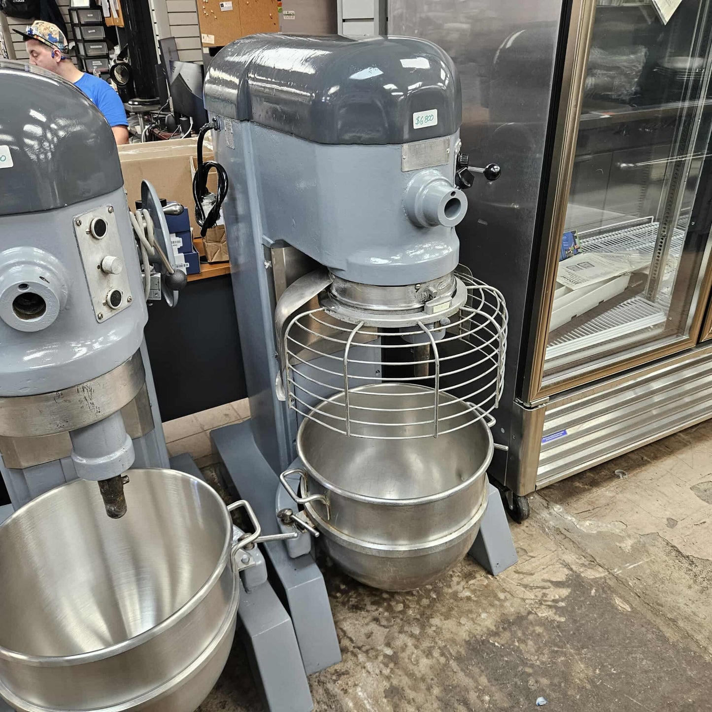 [USED] Hobart H600T 60 Qt Planetary Dough Mixer w/ Bowl Guard - 208V/3Ph