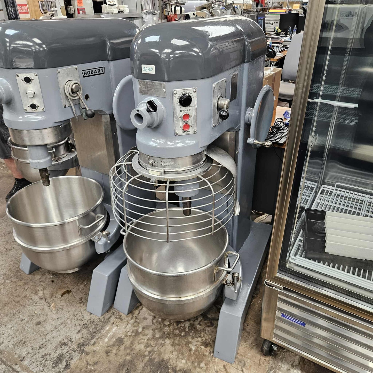 [USED] Hobart H600T 60 Qt Planetary Dough Mixer w/ Bowl Guard - 208V/3Ph