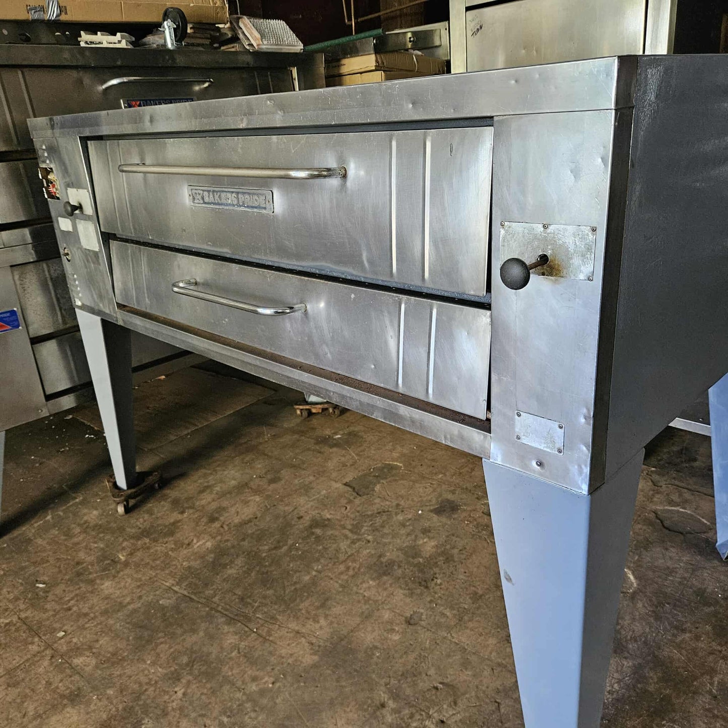 [USED] Bakers Pride Y-600 Natural Gas Single Pizza Deck Oven