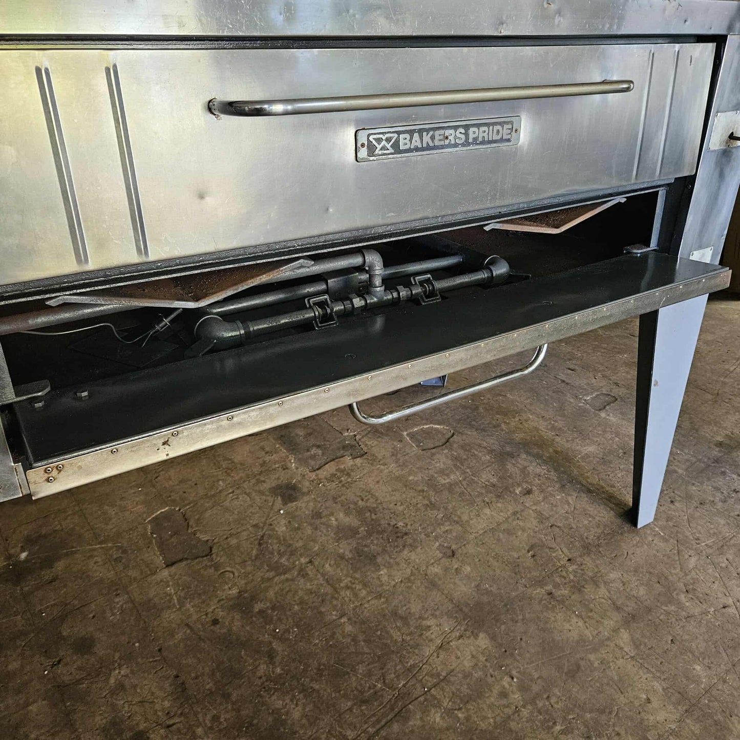 [USED] Bakers Pride Y-600 Natural Gas Single Pizza Deck Oven