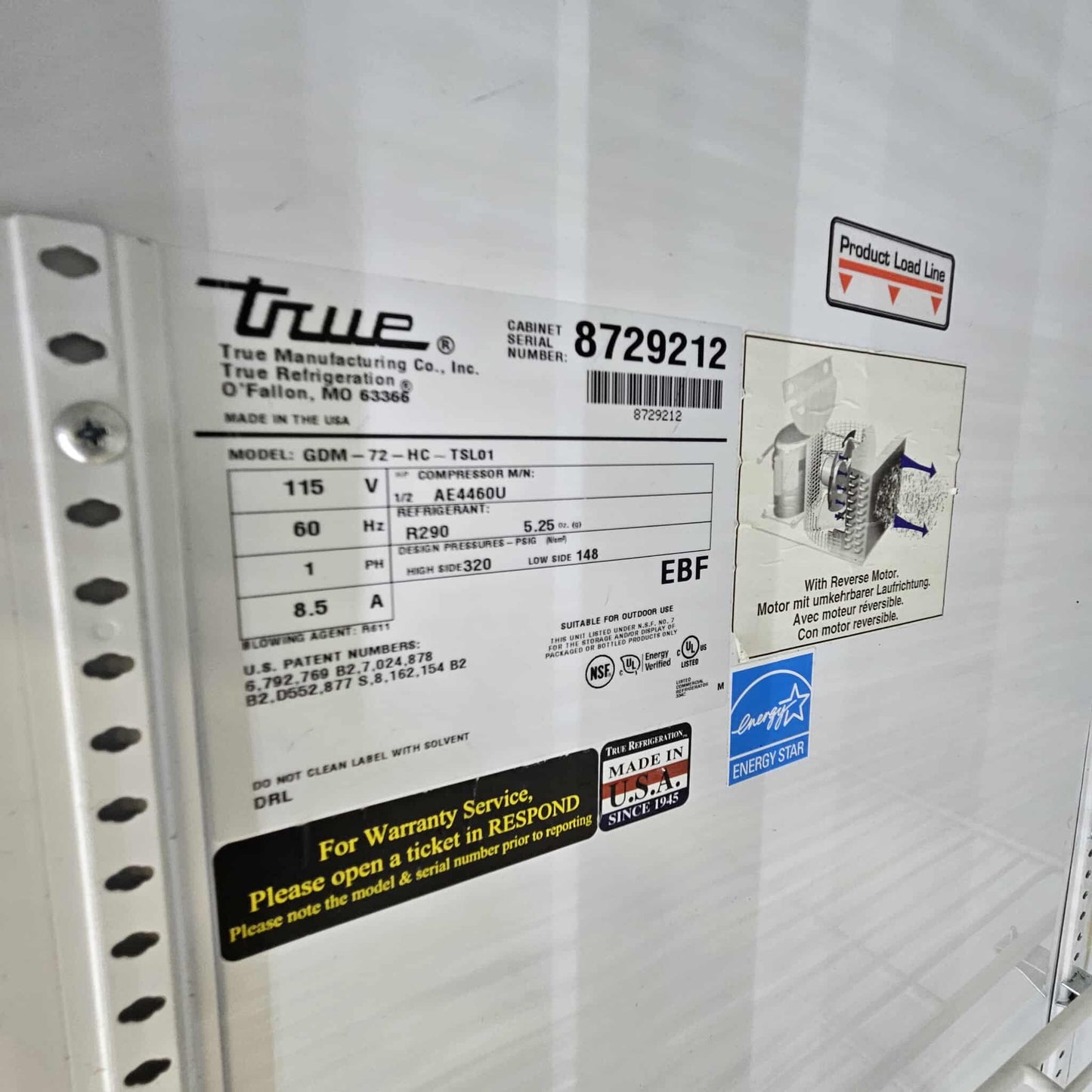 [USED] True GDM-72-HC 3 Door Merchandiser Refrigerator