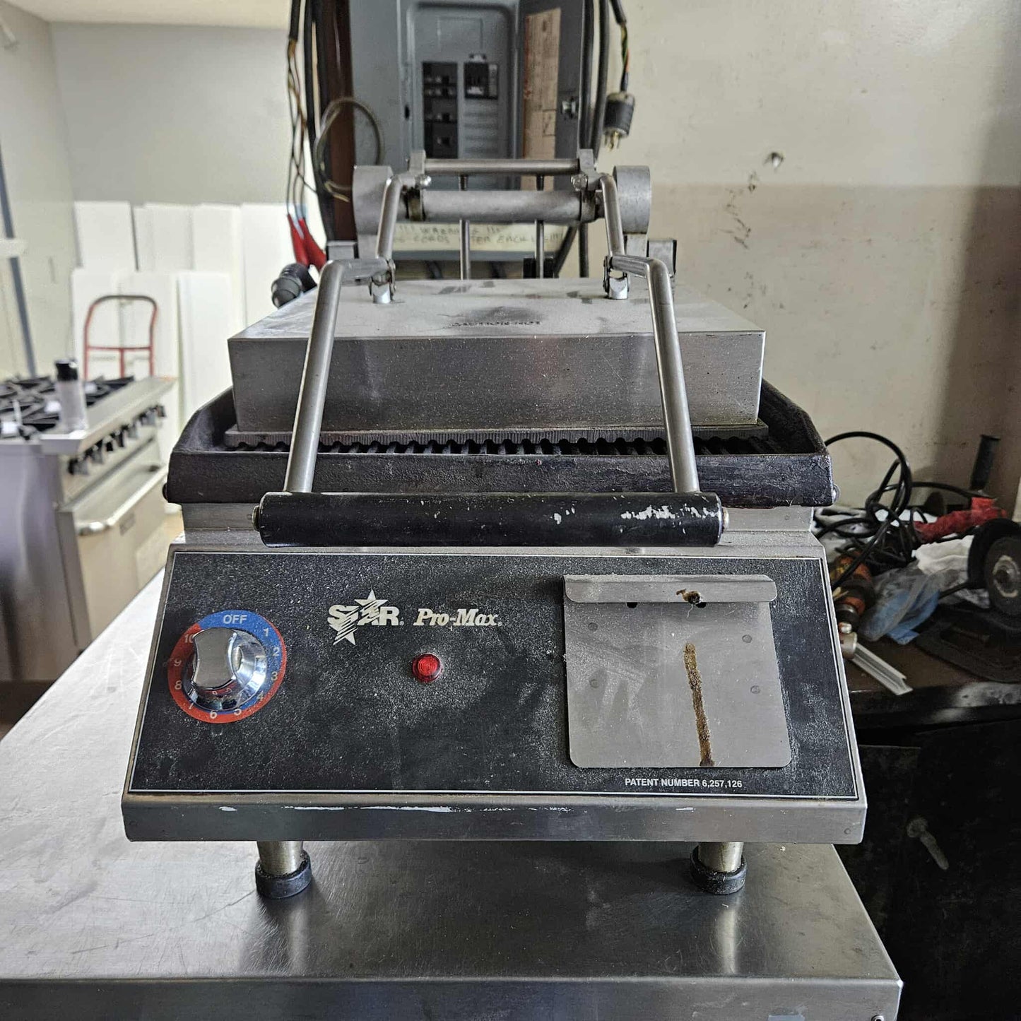 [USED] Star CG14IB Electric Panini Press (Grooved Plates) - 230V