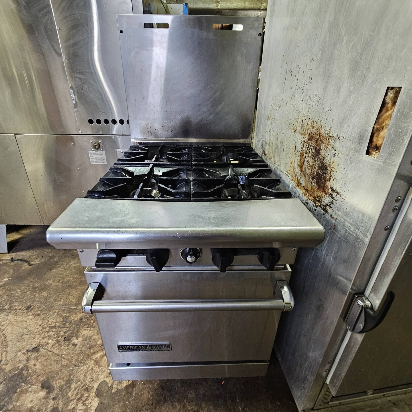 [USED] American Range AR-4 24" 4 Burner Natural Gas Range w/ Space-Saver Oven