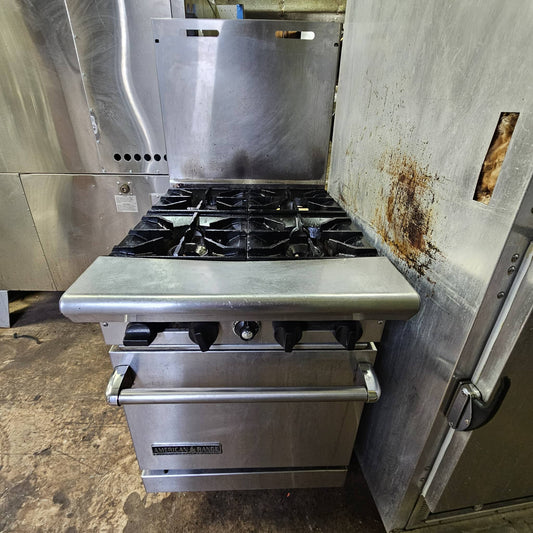 [USED] American Range AR-4 24" 4 Burner Natural Gas Range w/ Space-Saver Oven