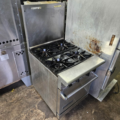 [USED] American Range AR-4 24" 4 Burner Natural Gas Range w/ Space-Saver Oven