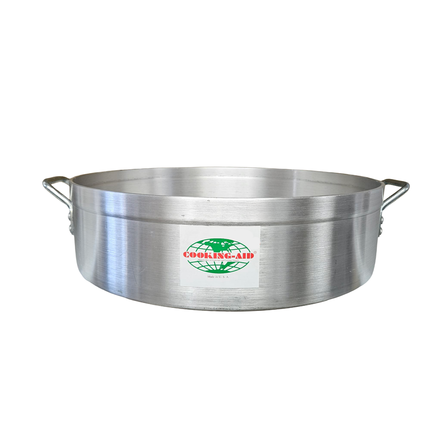 Cooking Aid 30 Qt. Heavy Duty Aluminum Brazier Pot