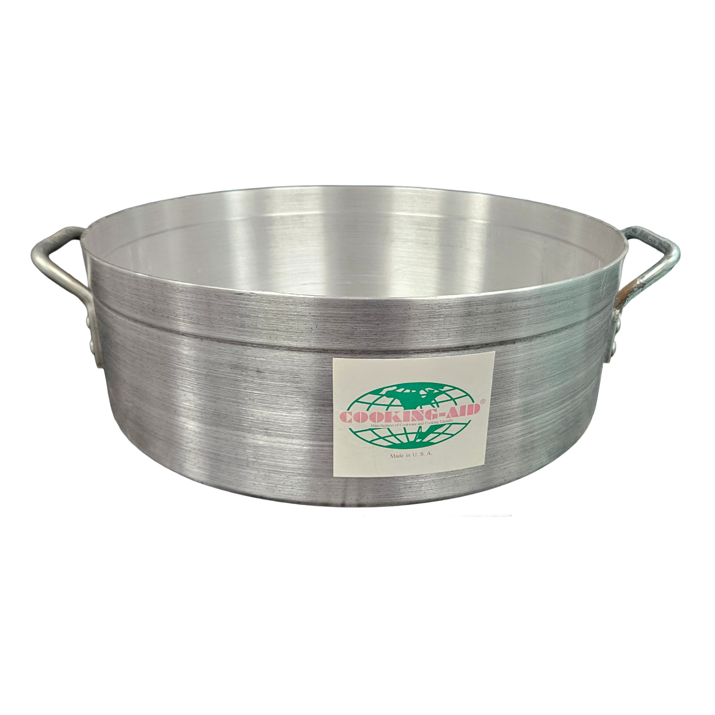 Cooking Aid 18 Qt. Aluminum Brazier Pan