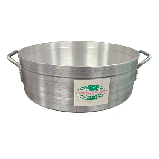 Cooking Aid 18 Qt. Aluminum Brazier Pan