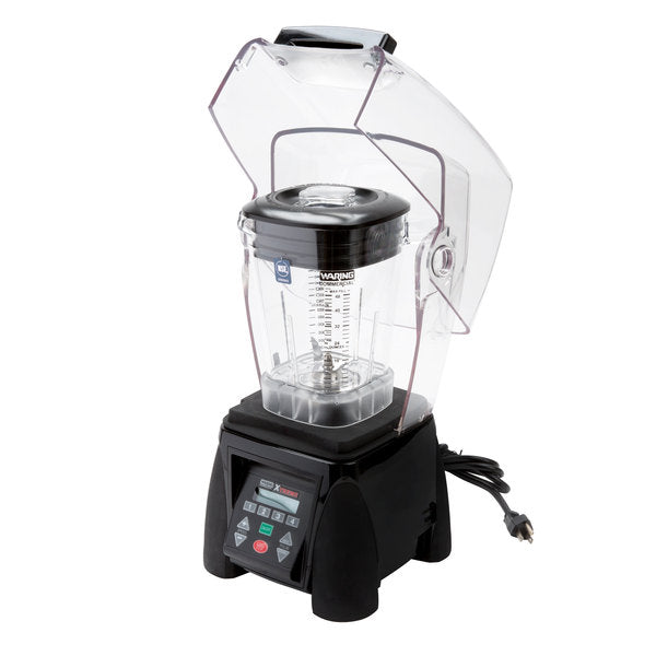 Waring MX1500XTXP Xtreme 3 1/2 hp Commercial Blender with Programmable Keypad & LCD Screen, Adjustable Speed, and 48 oz. Copolyester Container