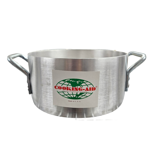 Cooking Aid 7 Qt. Heavy Duty Aluminum Brazier Pan