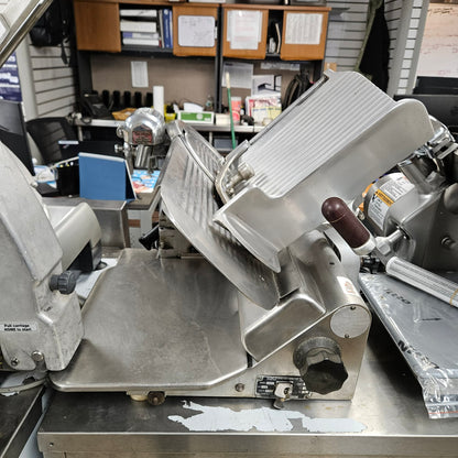[USED] Globe 500L 12" Manual Gear Driven Meat & Cheese Slicer