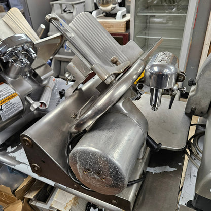 [USED] Globe 500L 12" Manual Gear Driven Meat & Cheese Slicer
