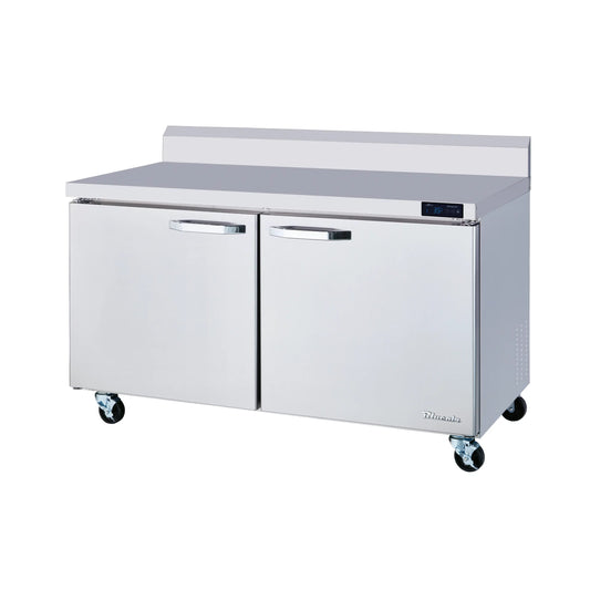 Blue Air BLUF60-WT-HC 72" Worktop Freezer with Two Swing Doors