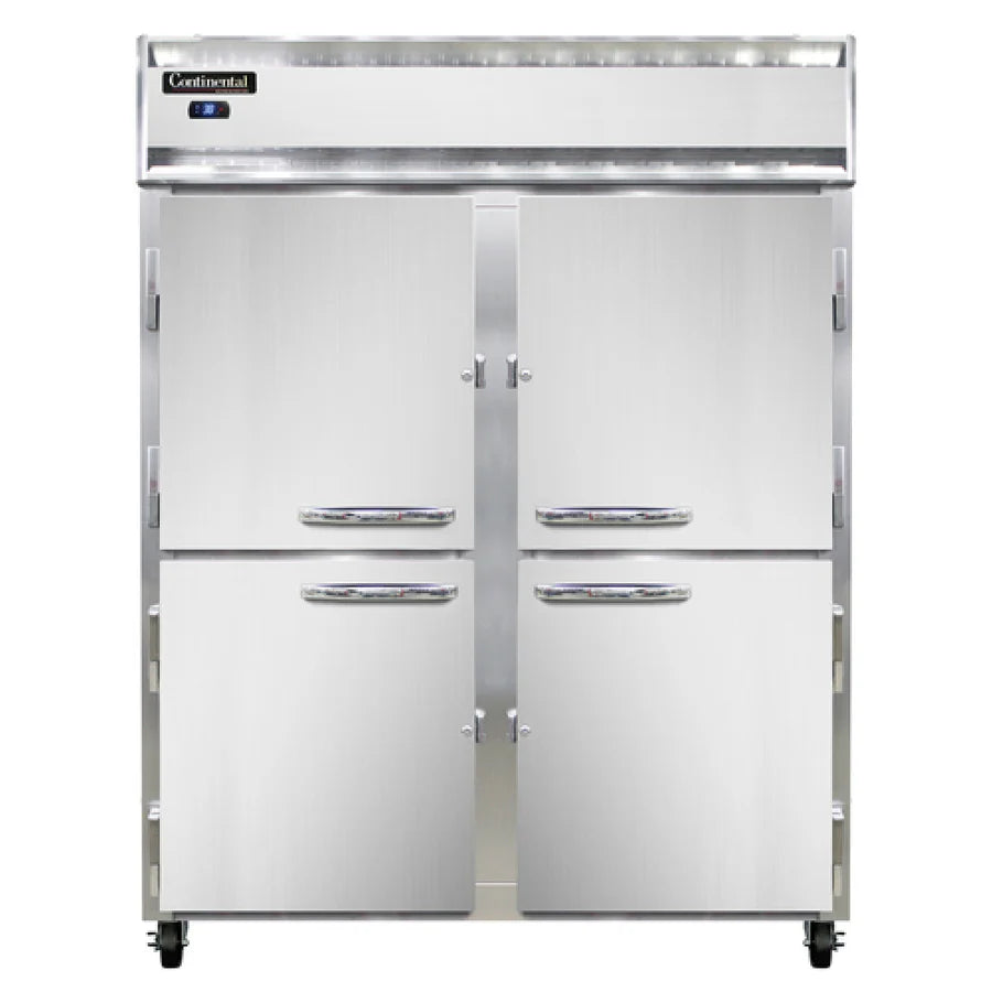 Continental 2RENSSHD 57" W Two-Section Split Solid Door Reach-In Refrigerator [OPEN-BOX]