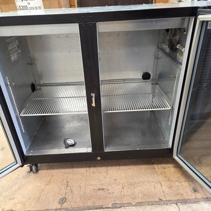 [USED] Beverage Air BB48GY 48" 2 Swing Glass Door Back Bar Refrigeration