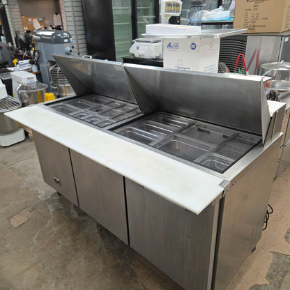 [USED] Kelvinator KCHMT70.30 72" Megatop Refrigerated Prep Table