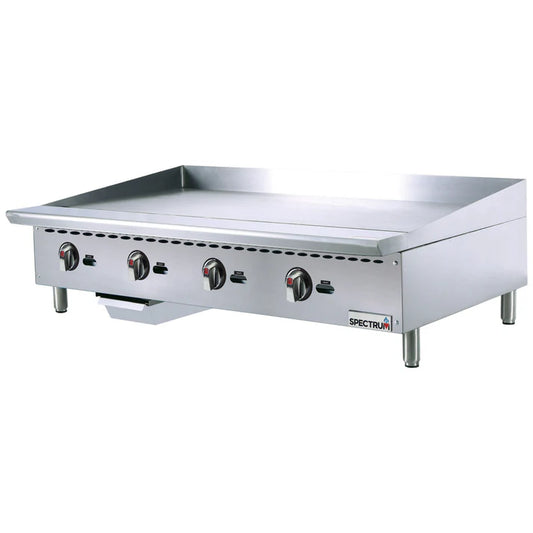 Winco NGGD-48M - Spectrum 48" Manual Control Gas Griddle