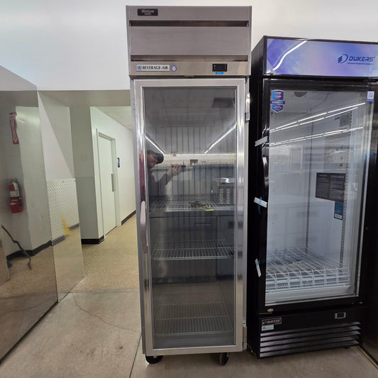 Beverage Air HF1HC-1G 26" Top Mount Glass Door Reach-In Freezer [OPEN-BOX]