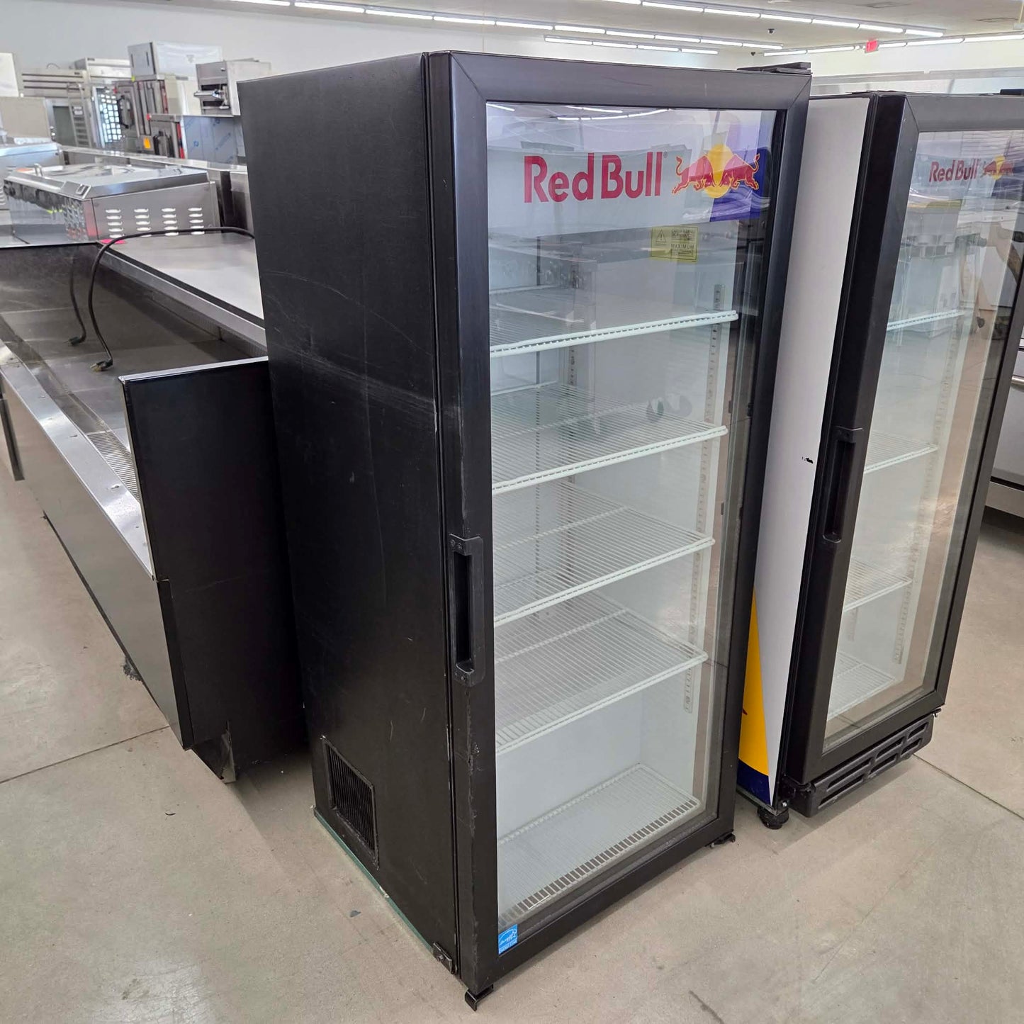 [USED] Imbera VR11 CZ 25" Red Bull Glass Door Merchandiser