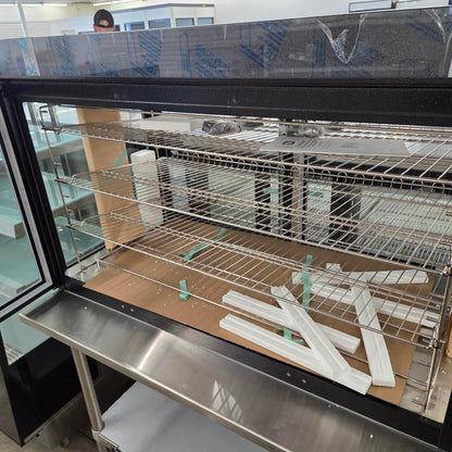 Hatco LFST-48-2X 48" Flav-R-Savor Four Door Large Capacity Merchandising Cabinet [OPEN-BOX]