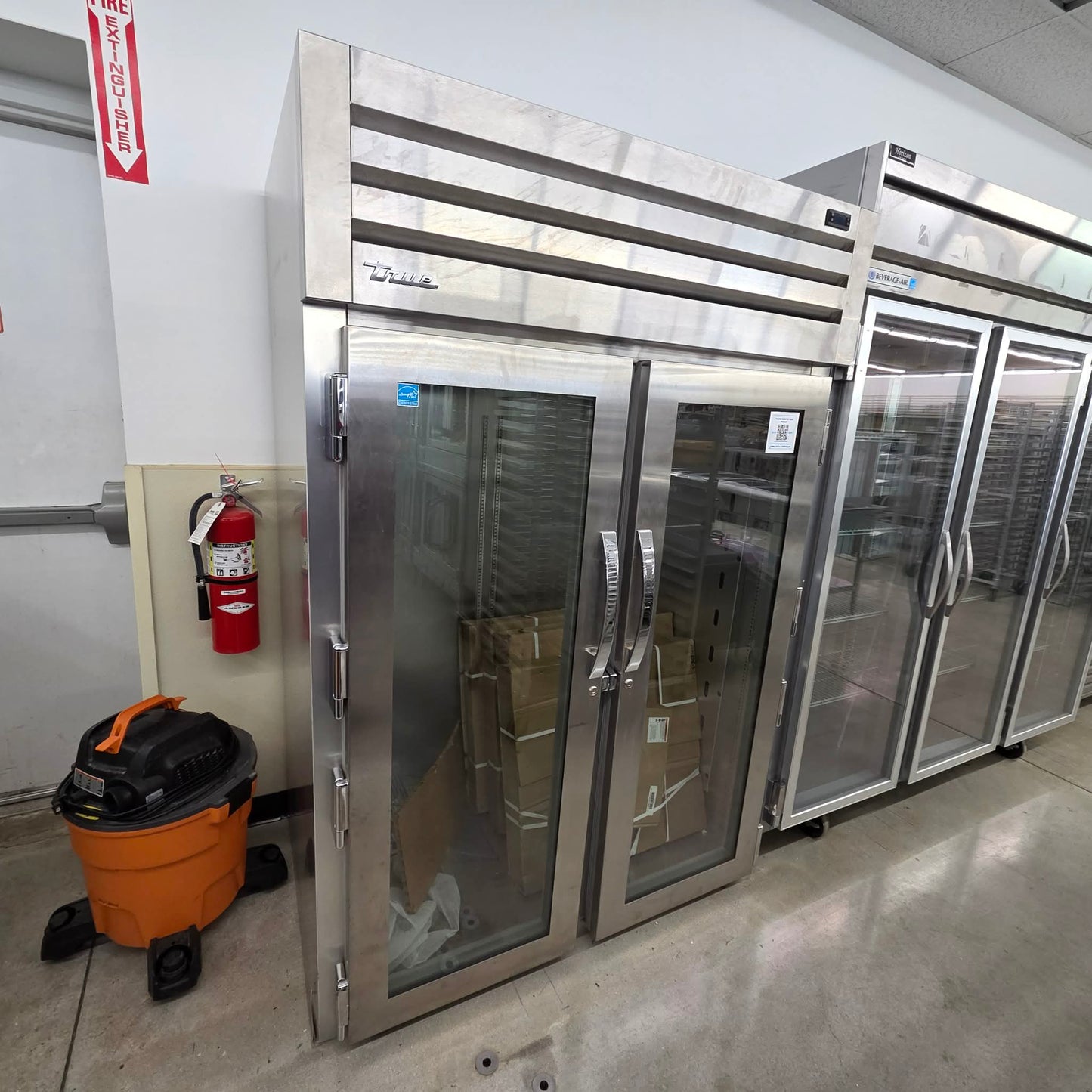 True STG2R-2G-HC 52" Two Section Glass Door Reach In Refrigerator [OPEN-BOX]