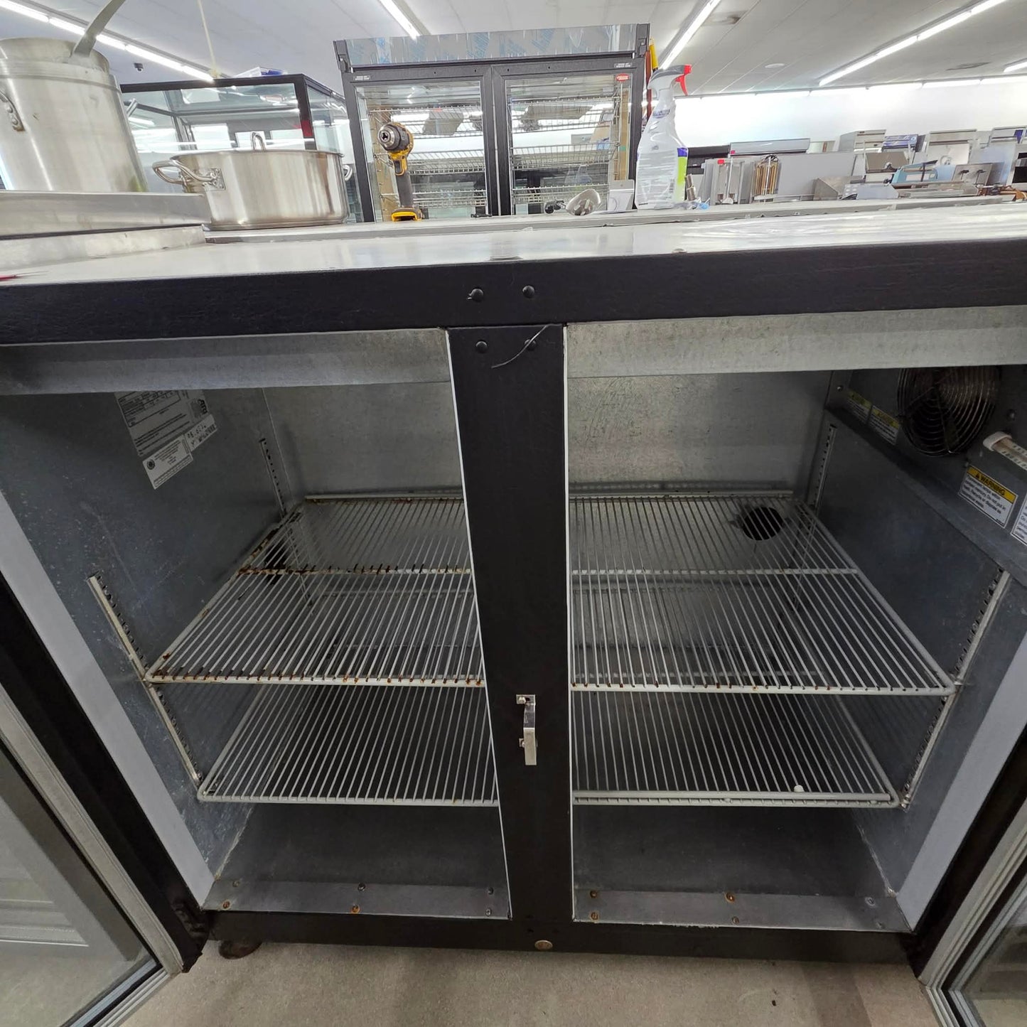 [USED] Beverage-Air BB48GY 48" 2 Glass Door Back Bar Refrigerator