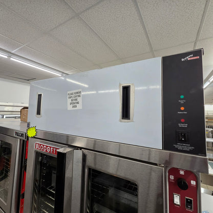 Blodgett MARK V-200 DBL Double Full Size Bakery Depth Electric Convection Oven w/ VLF Hoodini Ventless Hood - 208V/1Ph [OPEN-BOX]