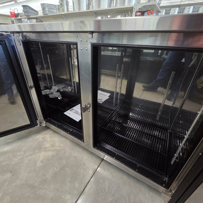 Perlick BBS84-RF-Y-S-X-H1 84" Stainless Steel Solid Door Back Bar Refrigerator [OPEN-BOX]