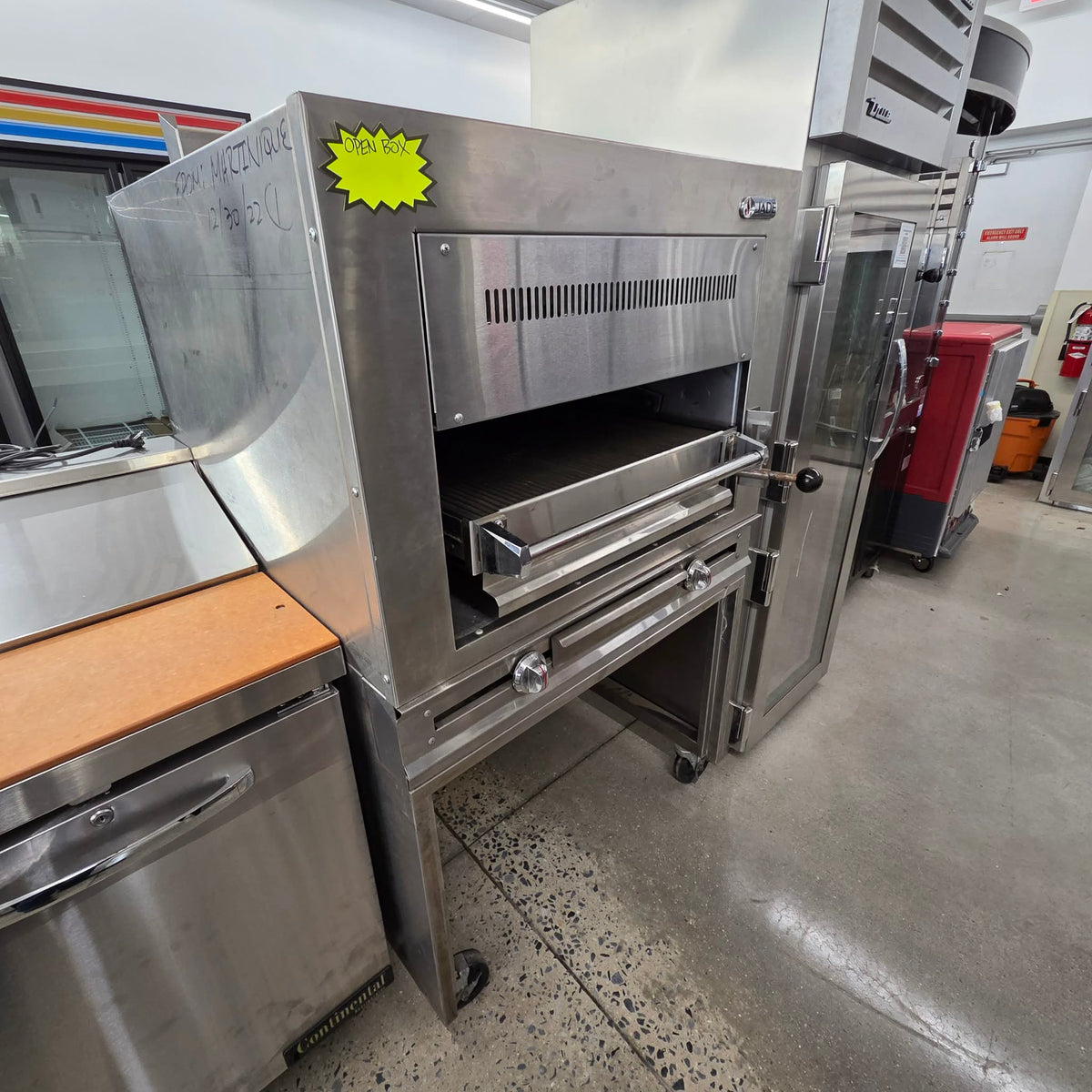 Jade Range JSHBI-36 36" Heavy Duty Natural Gas Upright Infrared Broiler w/ Open Cabinet Base [OPEN-BOX]