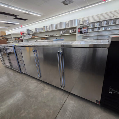 Perlick BBS84-RF-Y-S-X-H1 84" Stainless Steel Solid Door Back Bar Refrigerator [OPEN-BOX]