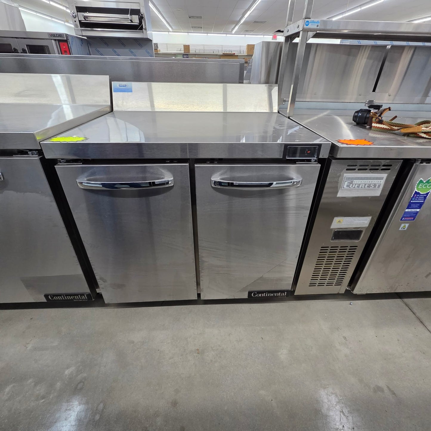Continental SWF36NBS 36" Worktop Freezer w/ Backsplash [OPEN-BOX]