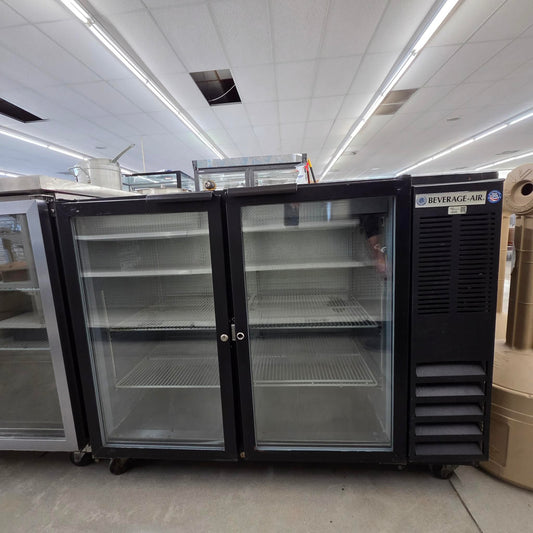 [USED] Beverage-Air BB48GY 48" 2 Glass Door Back Bar Refrigerator