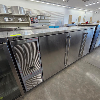 Perlick BBS84-RF-Y-S-X-H1 84" Stainless Steel Solid Door Back Bar Refrigerator [OPEN-BOX]