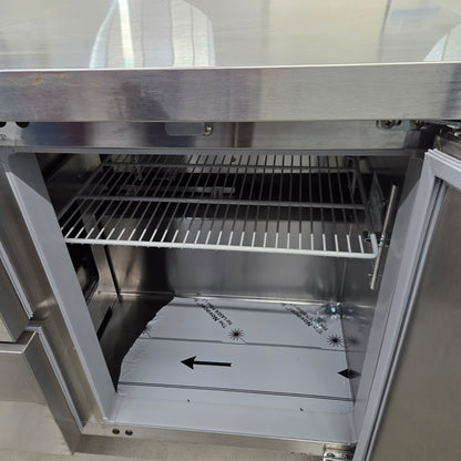 Continental SW48NBS 48" Worktop Refrigerator w/ Backsplash & Left-Side Drawers [OPEN-BOX]