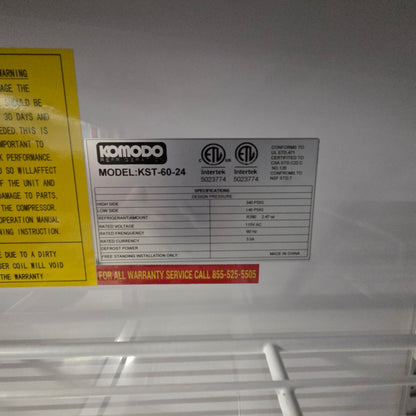 Komodo KST-60-24 60" Megatop Refrigerated Prep Table [OPEN-BOX]