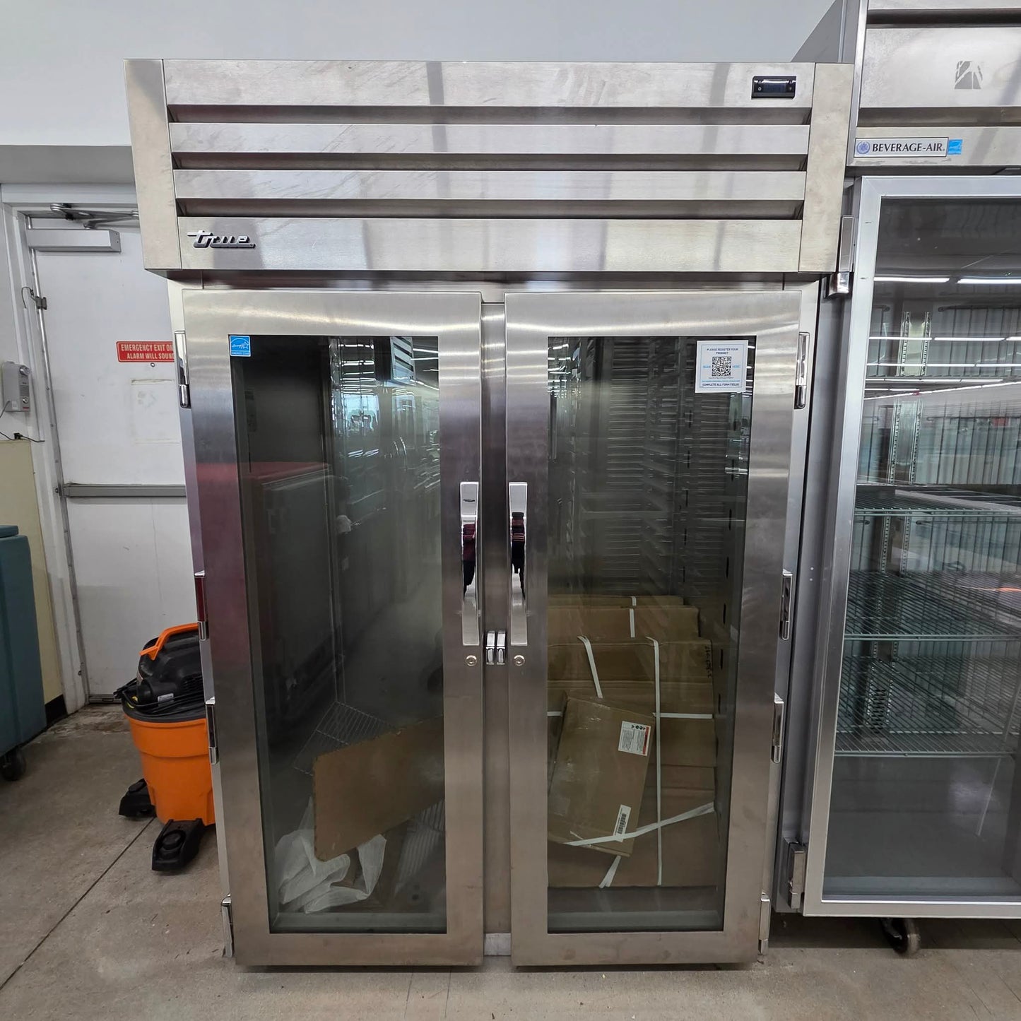 True STG2R-2G-HC 52" Two Section Glass Door Reach In Refrigerator [OPEN-BOX]