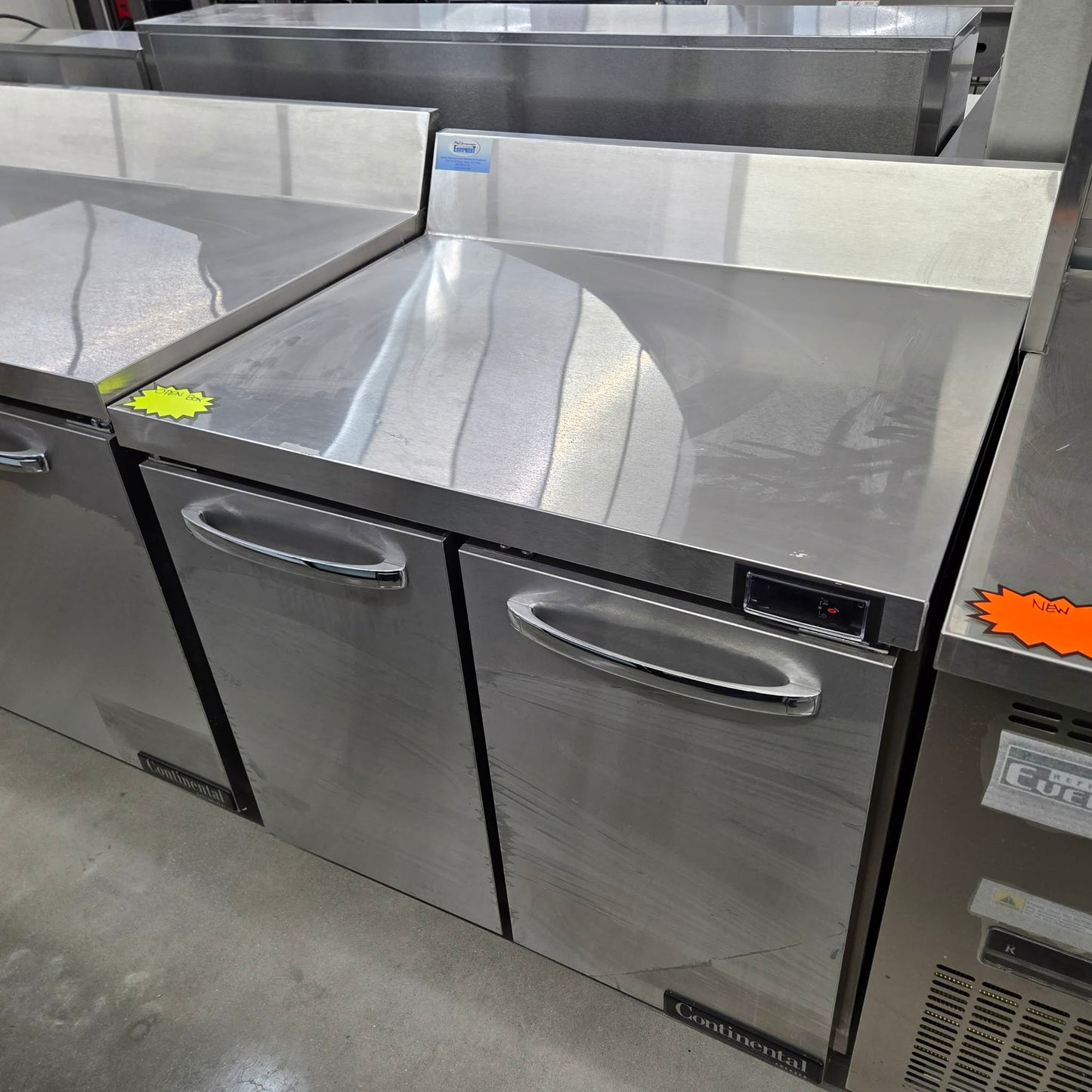 Continental SWF36NBS 36" Worktop Freezer w/ Backsplash [OPEN-BOX]