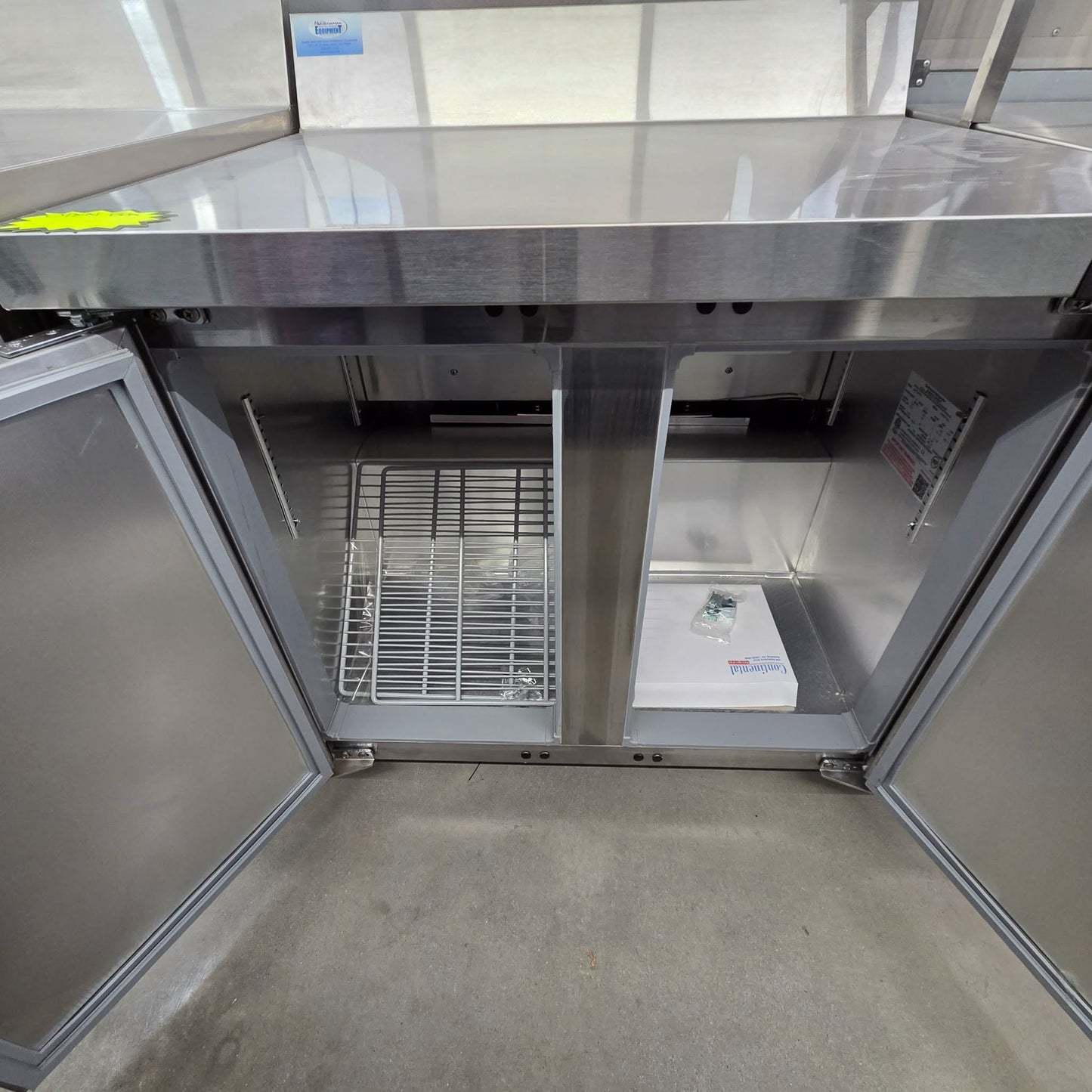Continental SWF36NBS 36" Worktop Freezer w/ Backsplash [OPEN-BOX]