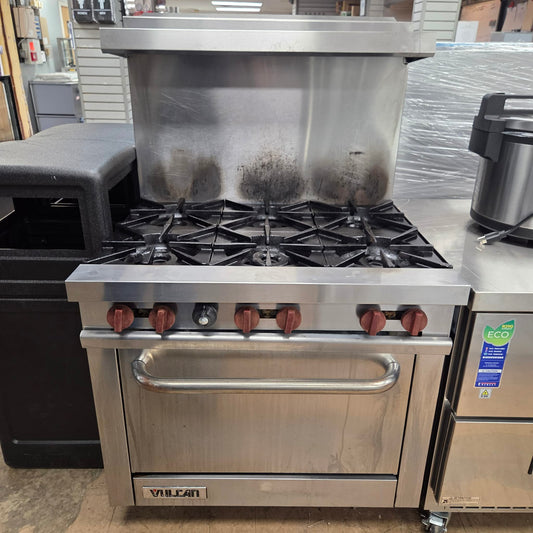 [USED] Vulcan SX36-6B 36" Natural Gas 6 Burner Range