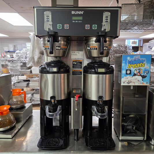 [USED] Bunn TF DBC Digital Satellite Coffee Brewer w/ Funnel Lock - 120/240V