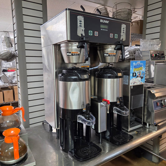 [USED] Bunn TF DBC Digital Satellite Coffee Brewer w/ Funnel Lock - 120/240V
