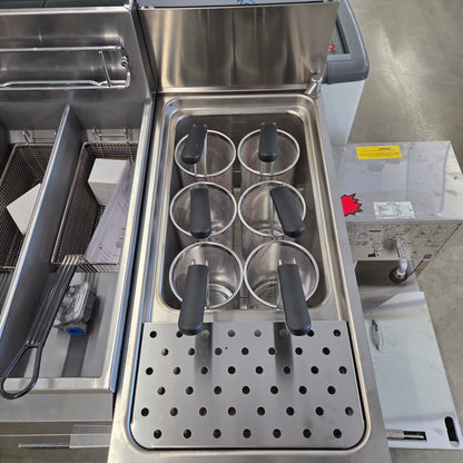 Rosito Bisani CPG1 12 Gallon Natural Gas Single Tank Pasta Cooker [OPEN-BOX]