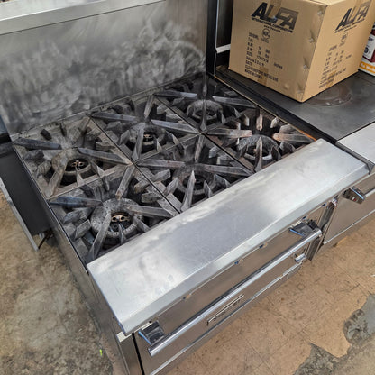 [USED] Vulcan V6B36S 36" 6 Burner Heavy Duty Natural Gas Range w/ Standard Oven
